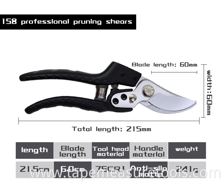 Manufacturer supply SK5 blade Factory wholesale garden tools pruning shears labor-saving thick branch shears